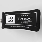 Aangepast zwart bedrijf met Logo Golf Head-Hoesje Golfheadcover (Voorkant)