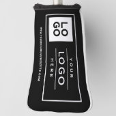 Aangepast zwart bedrijf met Logo Golf Head-Hoesje Golfheadcover (Draai 90)
