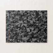 Aangepast zwart Camo Puzzle Legpuzzel (Horizontaal)