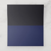 Aangepast zwart eenvoudig ontwerp Voeg foto of tek Plaatskaartje (Binnenkant ongevouwen)