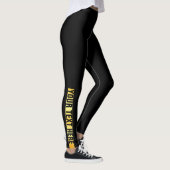 Aangepast zwart en goud toevoegen Sjabloon naam te Leggings (Rechts)