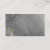 Aangepast zwart en wit, modern visitekaartje (Achterkant)