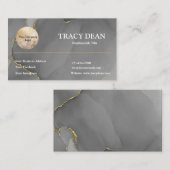 Aangepast zwart en wit, modern visitekaartje (Voorkant / Achterkant)