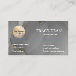 Aangepast zwart en wit, modern visitekaartje