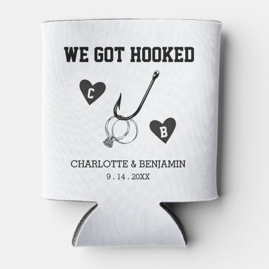 Aangepast zwart en wit, we hebben een gekookt huwe blikjeskoeler (Voorkant)