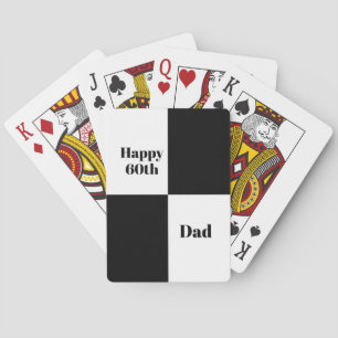 Aangepast zwart geruit  pokerkaarten