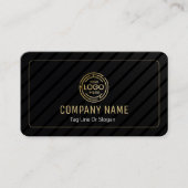 Aangepast zwart + Gold Home Building Lux Visitekaartje (Voorkant)