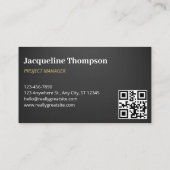 Aangepast zwart + Gold Home Building Lux Visitekaartje (Achterkant)