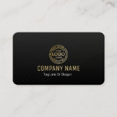 Aangepast zwart + Gold Home Building Lux Visitekaartje (Voorkant)