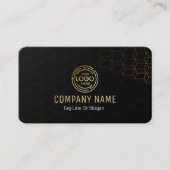 Aangepast zwart + Gold Home Building Lux Visitekaartje (Voorkant)