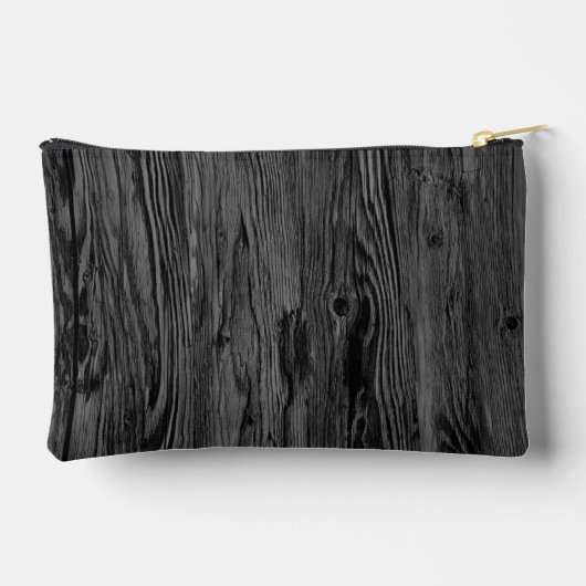 Aangepast zwart houtnerf patroon etui (Achterkant)