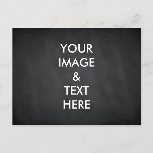 Aangepast zwart karton op maat Uw eigen hot Briefkaart (Voorkant)