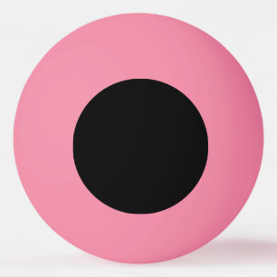 Aangepast zwart ontwerp Voeg foto of tekst toe Pingpongbal