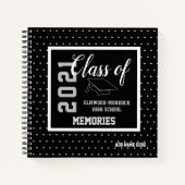 Aangepast zwart schoolboek 2021 notitieboek (Voorkant)