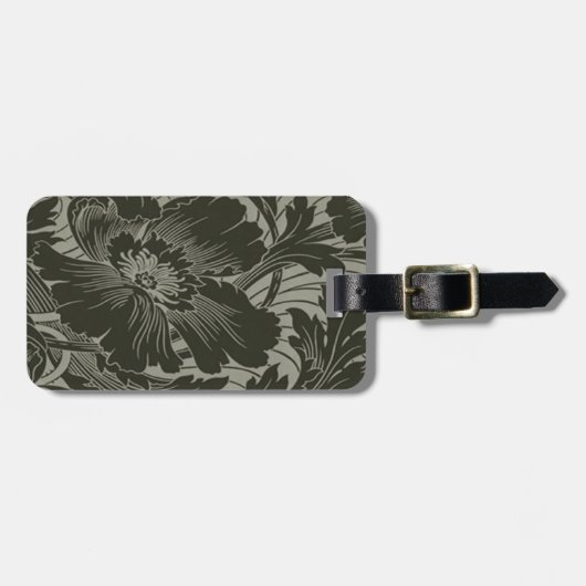 Aangepast zwart ventilatorlijnArt-Bagagelabel Bagagelabel (Voorkant horizontaal)