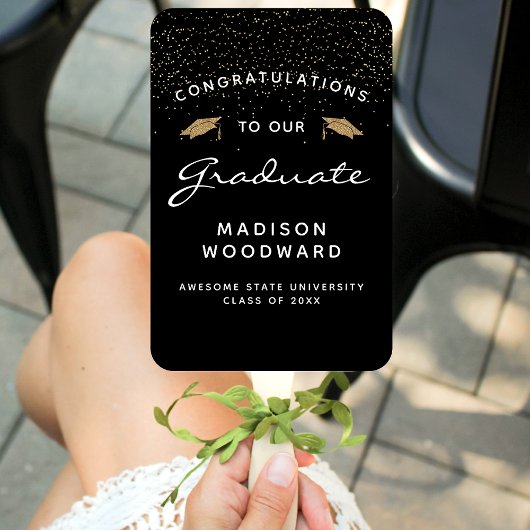 Aangepast zwart-wit Afstuderen voor foto's Handwaaier