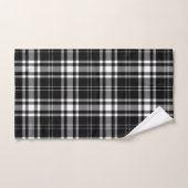 Aangepast zwart-wit buffet Tartan Schots Bad Handdoek (Handdoek)