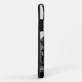 Aangepast zwart-wit foto iPhone Case van moeder (Achterkant/rechts)