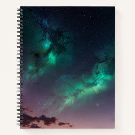 Aangepast zwart-wit monogram schetsboek notitieboek