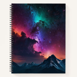 Aangepast zwart-wit monogram schetsboek notitieboek