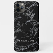 Aangepast zwart-wit patroon met aangrijpbare aante Case-Mate iPhone case (Achterkant)