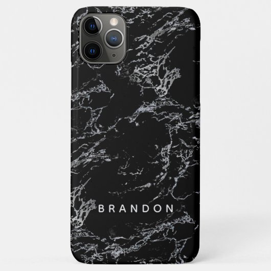 Aangepast zwart-wit patroon met aangrijpbare aante Case-Mate iPhone case (Achterkant)