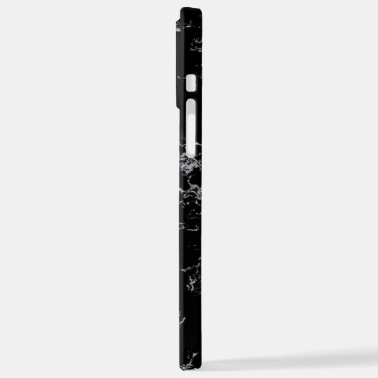 Aangepast zwart-wit patroon met aangrijpbare aante iPhone hoesje (Linkerkant)