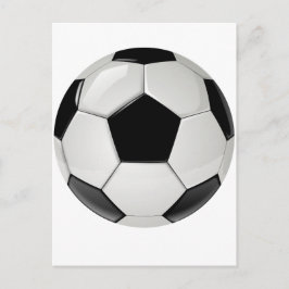 Aangepast zwart-wit Voetbal Briefkaart