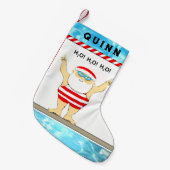 Aangepast zwemmen kleine kerstsok (Voorkant (Hangend))