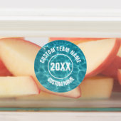 Aangepast zwemteam labels (Aangebracht)