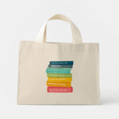 Aangepaste 1000 Boeken vóór Kleuterschool Biblioth Mini Tote Bag (Achterkant)