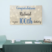 Aangepaste 100e verjaardag spandoek (Beurs)