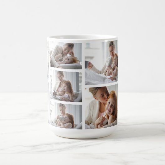 Aangepaste 10 familie foto Mok (Center)