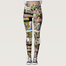 Aangepaste 10 foto collage Leggings