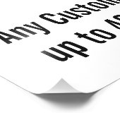 Aangepaste 10-inch x13-inch foto-uitbreiding tot 4 foto afdruk (Hoek)