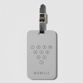 Aangepaste 10-pins Bowling-draagtas voor sport Bagagelabel