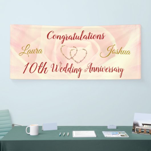 Aangepaste 10de Banner van het Jubileum van de Wed (Beurs)