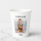 Aangepaste 10e 20e 30e 40e 50e 60 verjaardagsfeest papieren bekers (Achterkant)