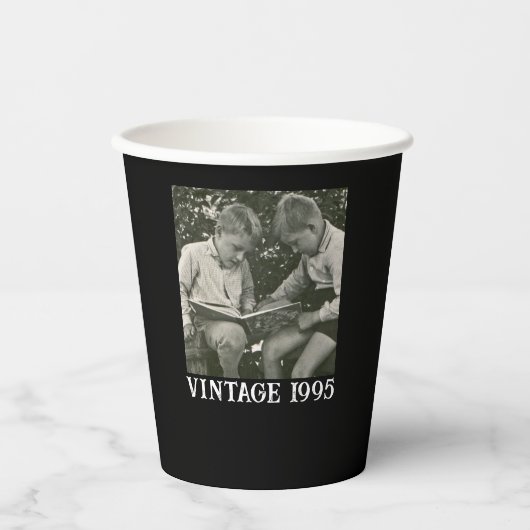 Aangepaste 10e 20e 30e 40e 50e 60 verjaardagsfeest papieren bekers (Voorkant)