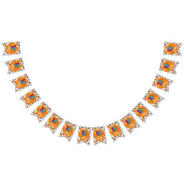 Aangepaste 10e verjaardag sportthema vlaggetjes