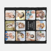 Aangepaste 11 foto-collage Creëer Uw eigen foto Fleece Deken (Voorkant (Horizontaal))