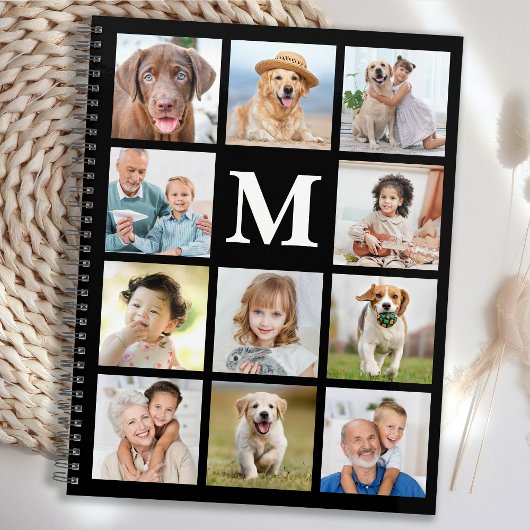 Aangepaste 11 foto Collage Trendy Emerald Green Planner