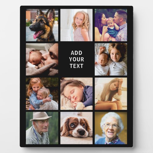 Aangepaste 11 fotocollage fotoplaat (Voorkant)