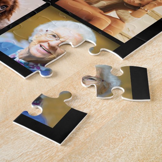 Aangepaste 11 fotocollage legpuzzel (Zijkant)