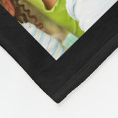 Aangepaste 11-fotokleuren voor kleurenweergave fleece deken (Hoek)