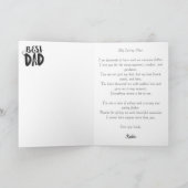 Aangepaste 11 Photo Collage-Vaderdag Kaart (Binnen)