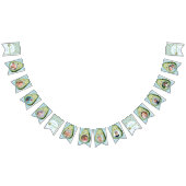 Aangepaste 12 foto's Onederful avocado 1e verjaard Vlaggetjes (Alle)