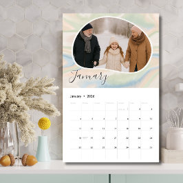Aangepaste 12-maanden foto kalender – Cadeau voor