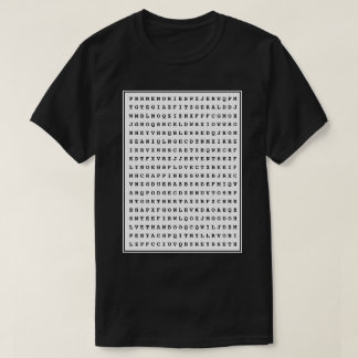 Aangepaste 12 woord familie woord zoeken papa t-shirt