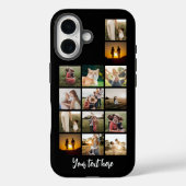 Aangepaste 14 foto-collage Case-Mate iPhone case (Achterkant)